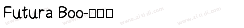 Futura Boo字体转换